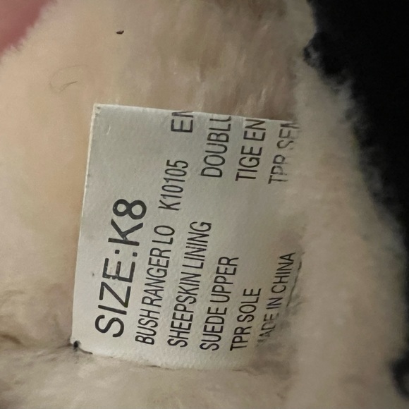 EMU Australia Bush Ranger Lo black boot size K8 - Picture 8 of 8